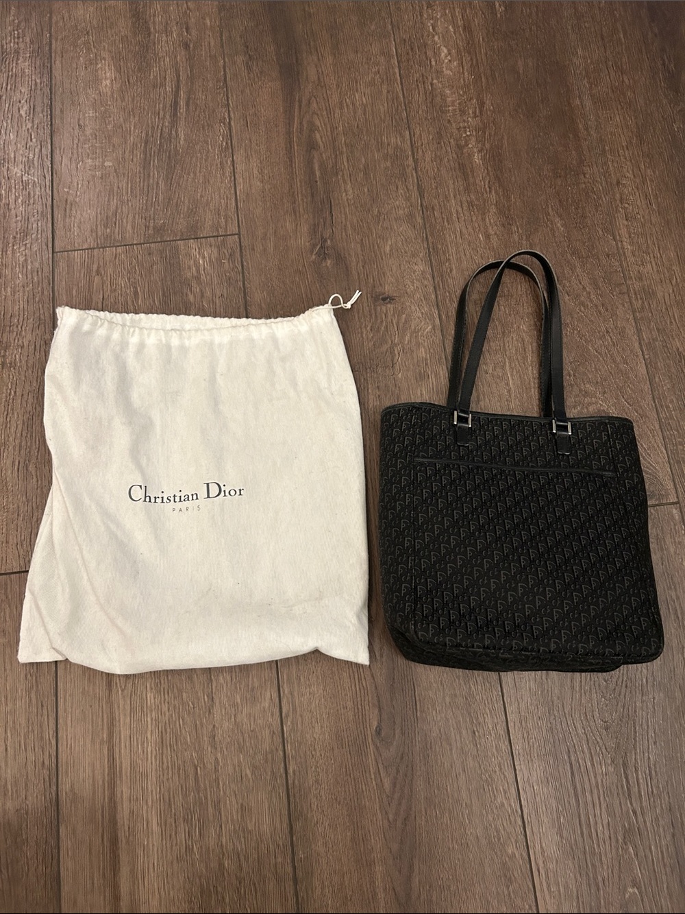 Black Dior Monogram Tote Bag - Women's Shoulder Bag